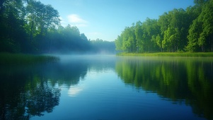 青翠湖景