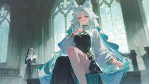 飞霄-修女制服美女