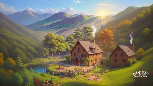 山间小屋