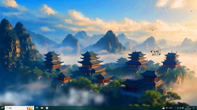 云雾大气国风山川