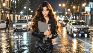 雨夜加班