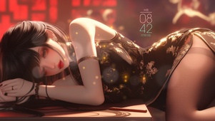 体态轻盈花解语