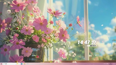 护眼花草树木桌面主题