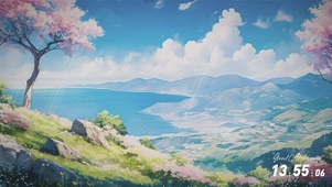 唯美风景烂漫粉