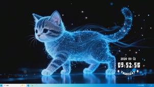 星光猫咪桌面主题