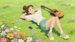 草地女孩
