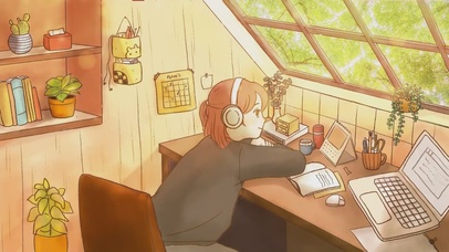 清晨的学习氛围