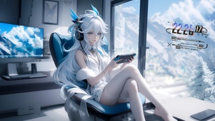 清纯电竞少女