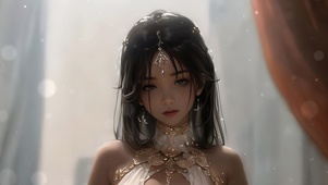 4K唯美古风美女