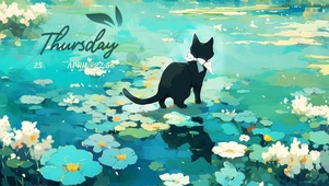 春日 清爽 小猫