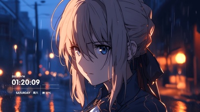 saber 雨夜