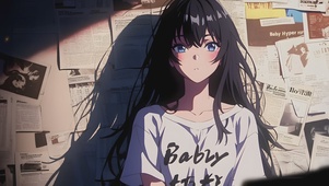 INS风画报女孩