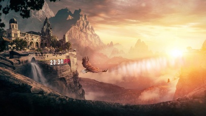 胸围宏观的城堡