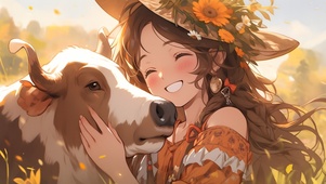 牛和少女（非主题）