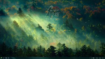 阳光森林-新（含时钟、多日天气）