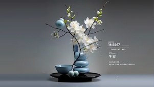 禅意鲜花