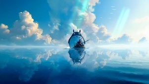 空の鏡とトトロ