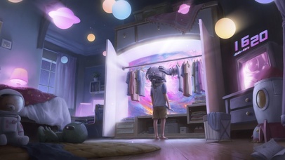 4K小小宇航员唯美房间