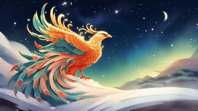 敦煌系列之朱雀