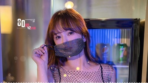 清纯口罩美女