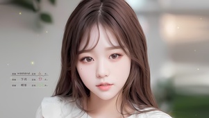 长发可爱少女