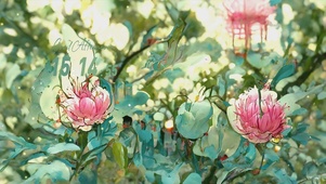 护眼花海