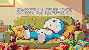 躺平的哆啦A梦