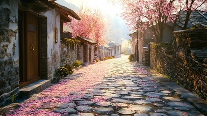 樱花小巷