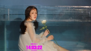 鱼缸里的双马尾美女