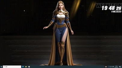 金发御姐女王 优雅美女骑士