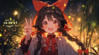 2024动漫新春小女孩