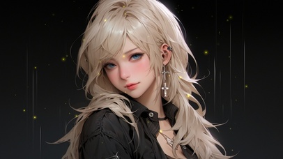 4K一眼惊艳的动漫美少女