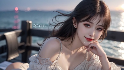 纯欲系长发女生