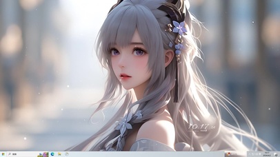 4K清纯气质古风少女主题