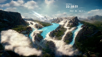 4K唯美治愈山川河流