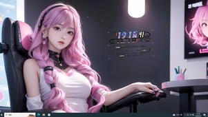 可爱电竞女孩