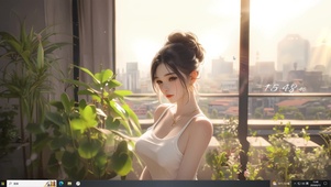 优雅迷人的她