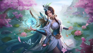 插画古风美女动态壁纸