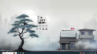 古风主题--烟雨楼台