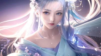 4K地脉紫芝花灵