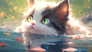4k可爱猫咪