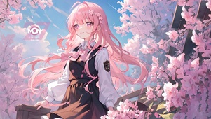 治愈樱花少女