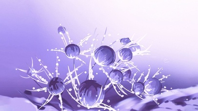 治愈透亮水珠-紫色版