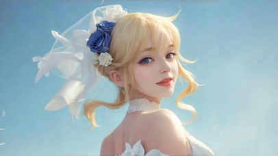 超甜花嫁！水晶玫瑰拉克丝