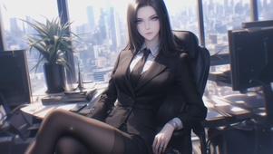 气质制服美女