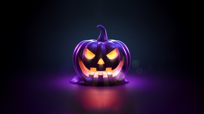 万圣节恐怖南瓜头