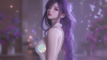 甜美连衣裙可爱女孩