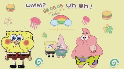 可爱的海绵宝宝派大星