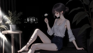 暗调简约少女