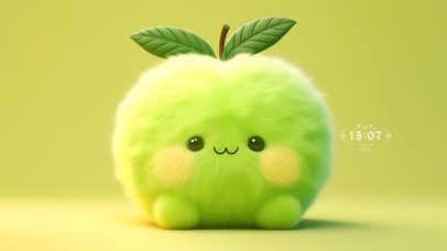 可爱小青苹果